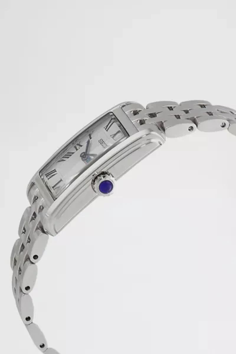 Seiko Quartz Square Face Metal Band Watch