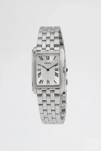 Seiko Quartz Square Face Metal Band Watch