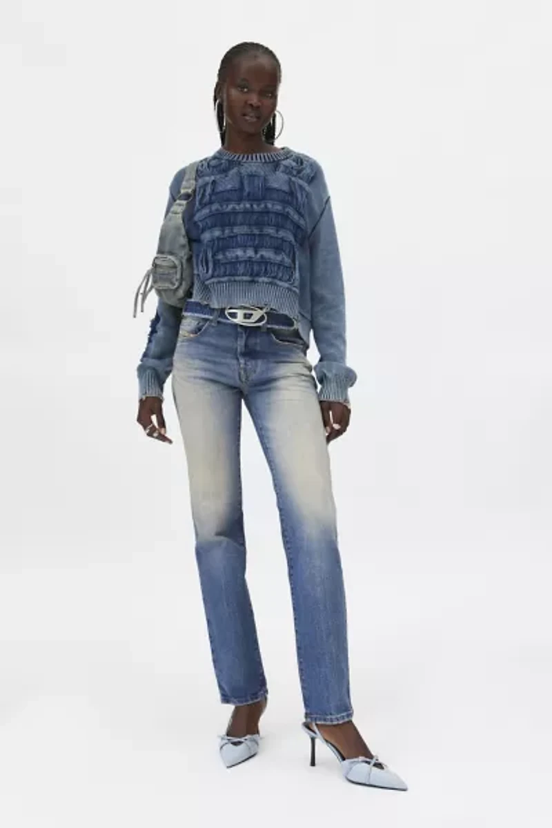 Diesel M-Rotta Destroyed Knit Sweater