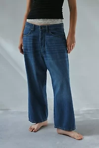 Lee Loose Crop Button Fly Ankle Jean