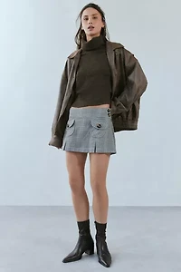 UO Jillian Pleated Micro Mini Skort