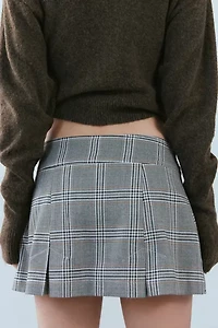 UO Jillian Pleated Micro Mini Skort