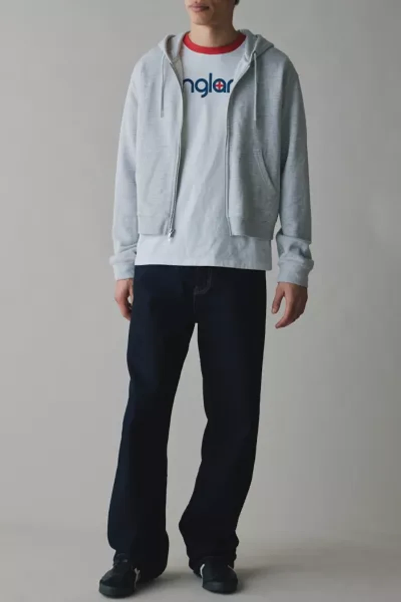 BDG Bonfire Solid Zip Hoodie Sweatshirt