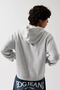 BDG Bonfire Solid Zip Hoodie Sweatshirt