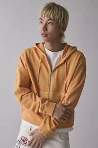 BDG Bonfire Solid Zip Hoodie Sweatshirt
