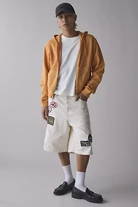 BDG Bonfire Solid Zip Hoodie Sweatshirt
