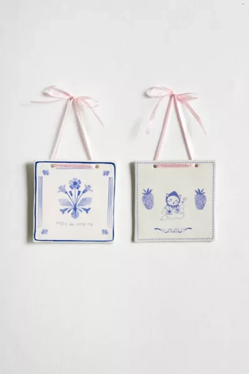 Amelie Patterned Tile Wall Hanging
