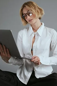Anna Round Blue Light Glasses