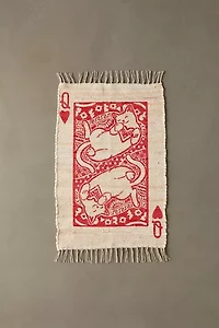 Cat Of Hearts Printed Rug