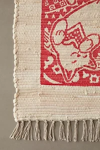 Cat Of Hearts Printed Rug