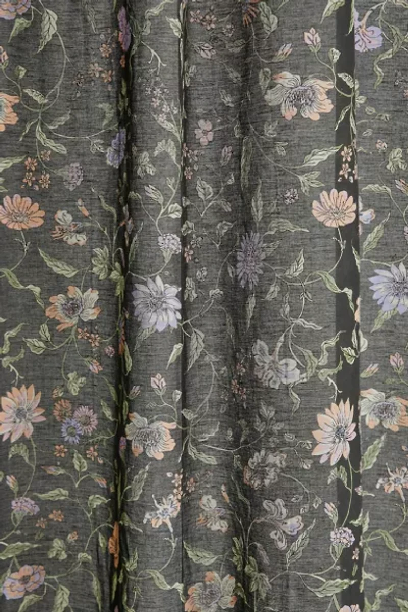 Ella Vine Floral Window Panel