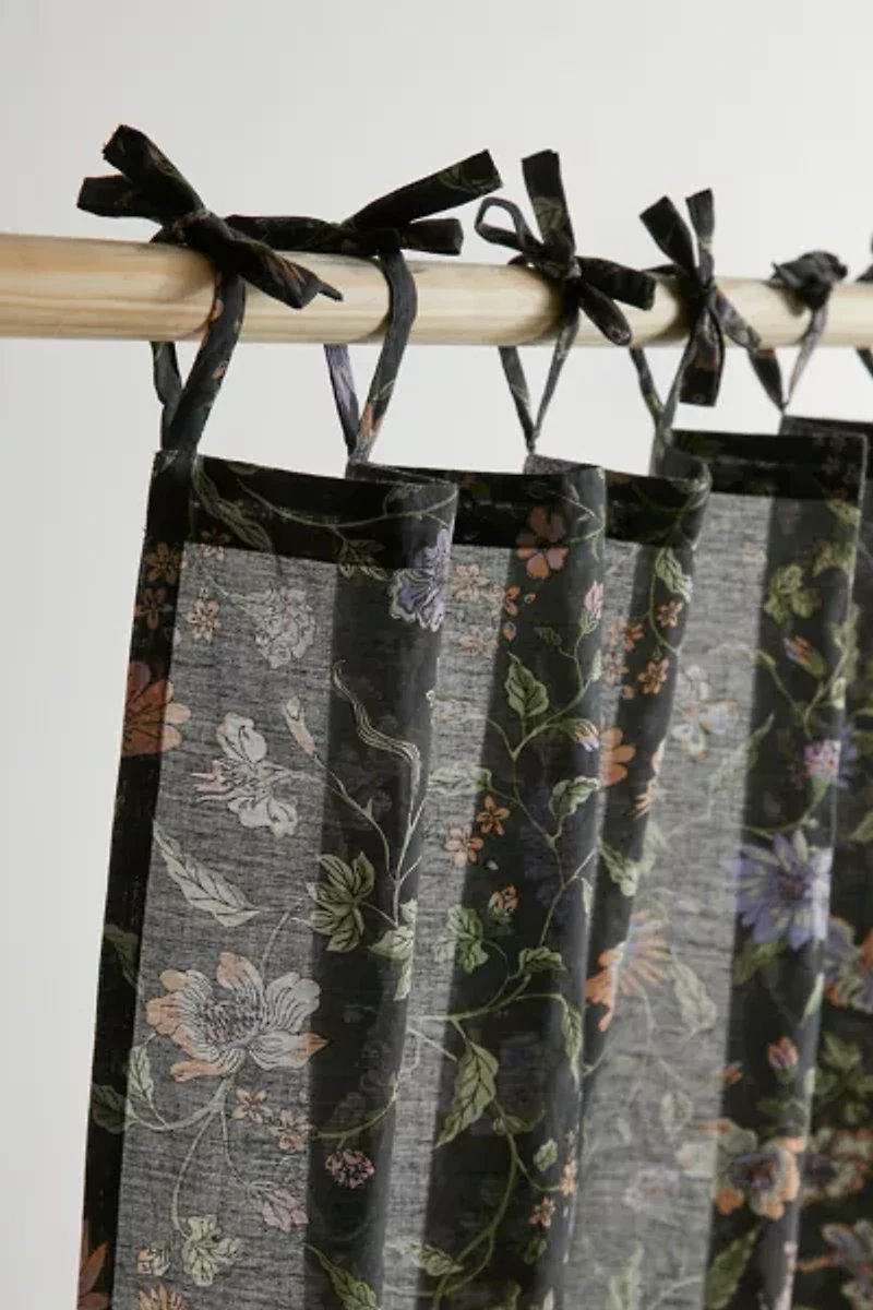 Ella Vine Floral Window Panel