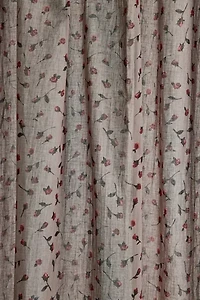 Rosebud Cotton Window Panel