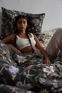 Ella Vine Floral Pattern Duvet Cover Set