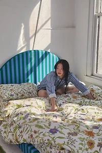 Ella Vine Floral Pattern Duvet Cover Set