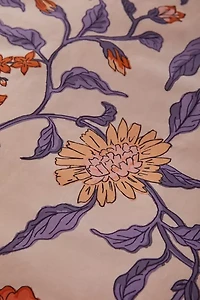 Ella Vine Floral Pattern Duvet Cover Set