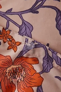 Ella Vine Floral Pattern Duvet Cover Set