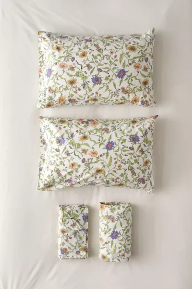 Ella Vine Floral Pattern Sheet Set