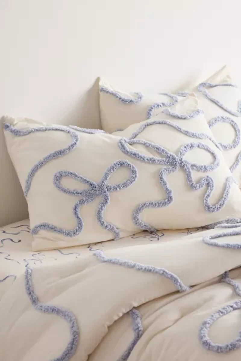 Wild Bows Tufted Sham Set