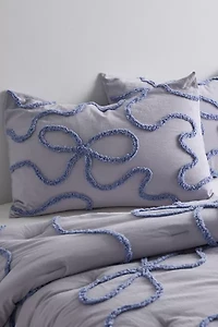 Wild Bows Tufted Cotton Sham Set