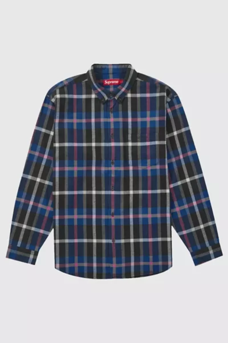Supreme Plaid Flannel Shirt (FW23)