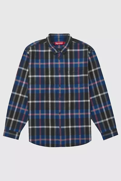 Supreme Plaid Flannel Shirt (FW23)