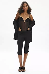 Bluebella Jasmine Sheer Mesh Scalloped Wired Bodysuit