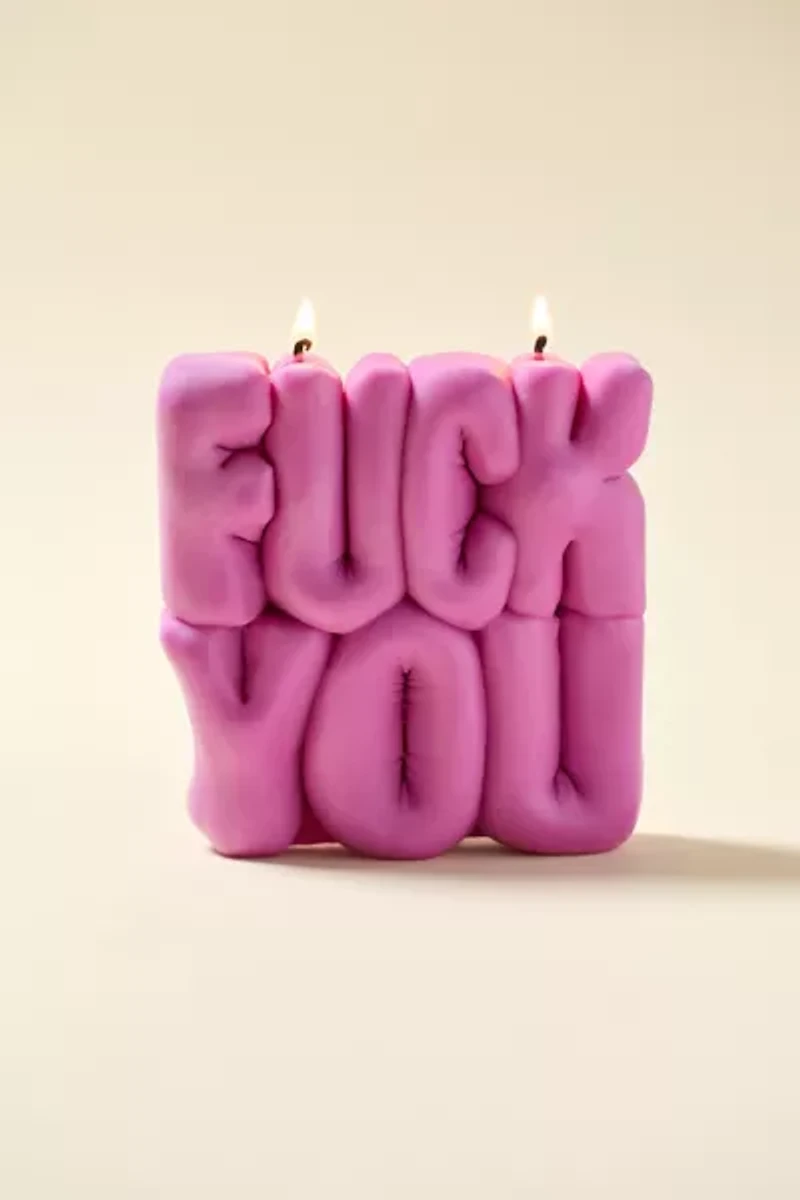 Wavey Casa F*** You Puffy Candle