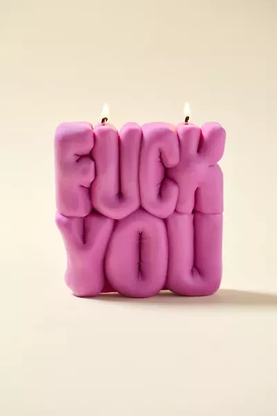 Wavey Casa F*** You Puffy Candle