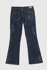 Deadstock Baby Phat Splatter Denim Pants