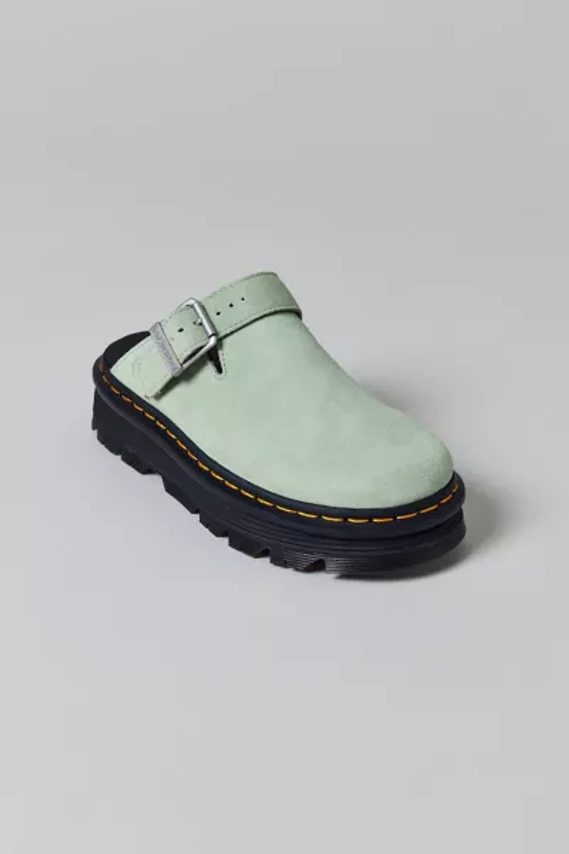 Dr. Martens Women's Zebzag Suede Platform Mule