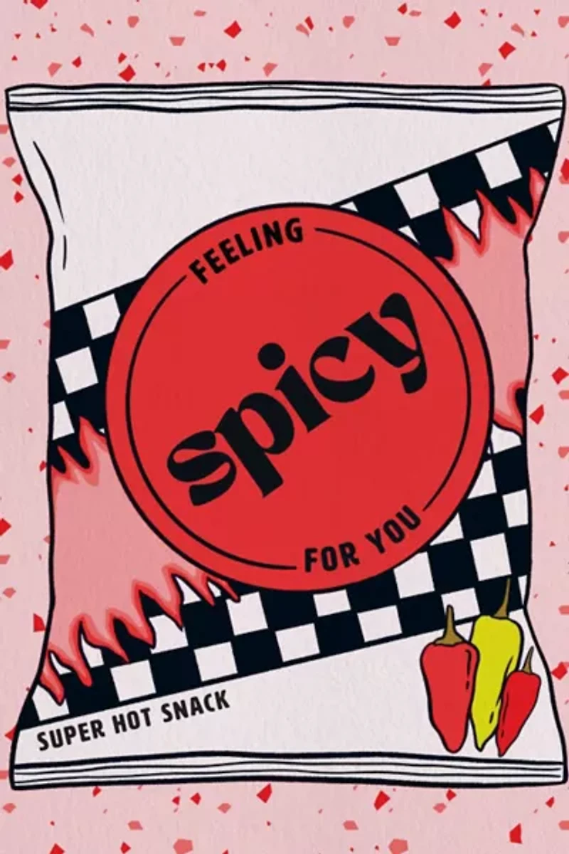 Boss Dotty Spicy Snack Love Greeting Card