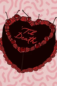 Boss Dotty ‘Til Death Cake Love Greeting Card