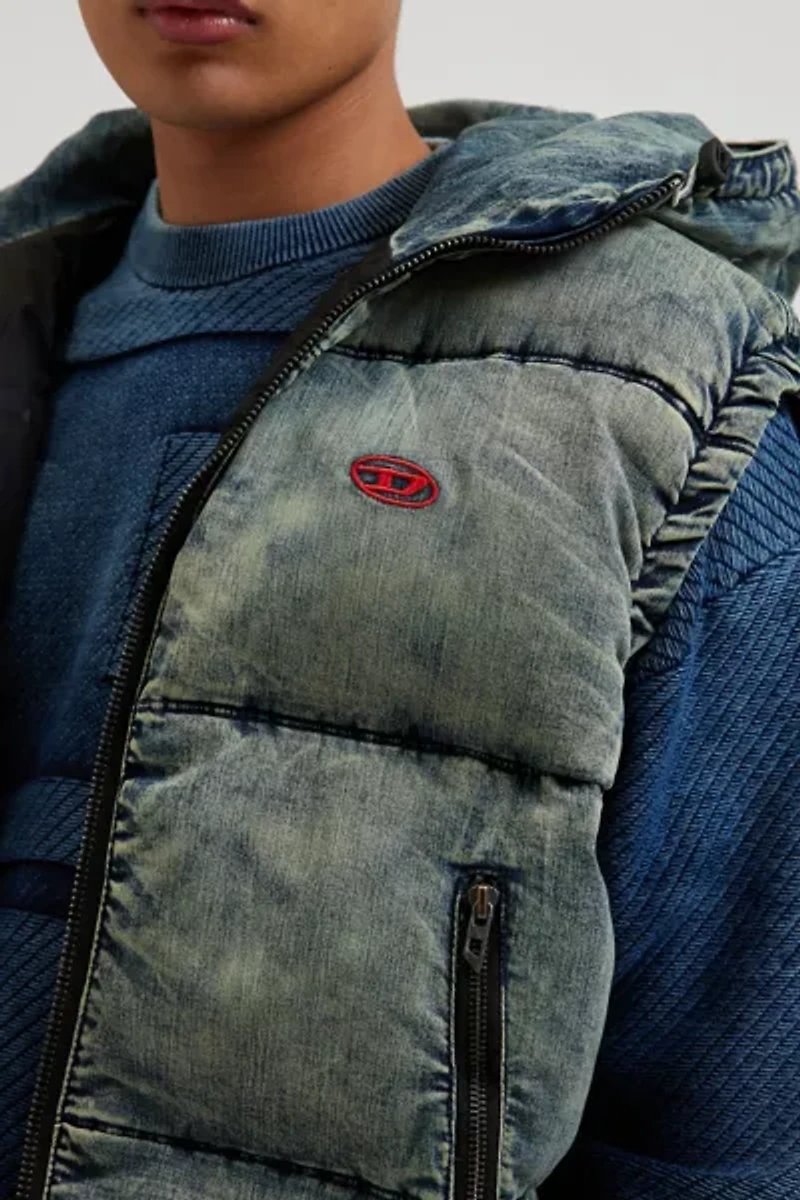 Diesel Mons Hooded Puffer Vest