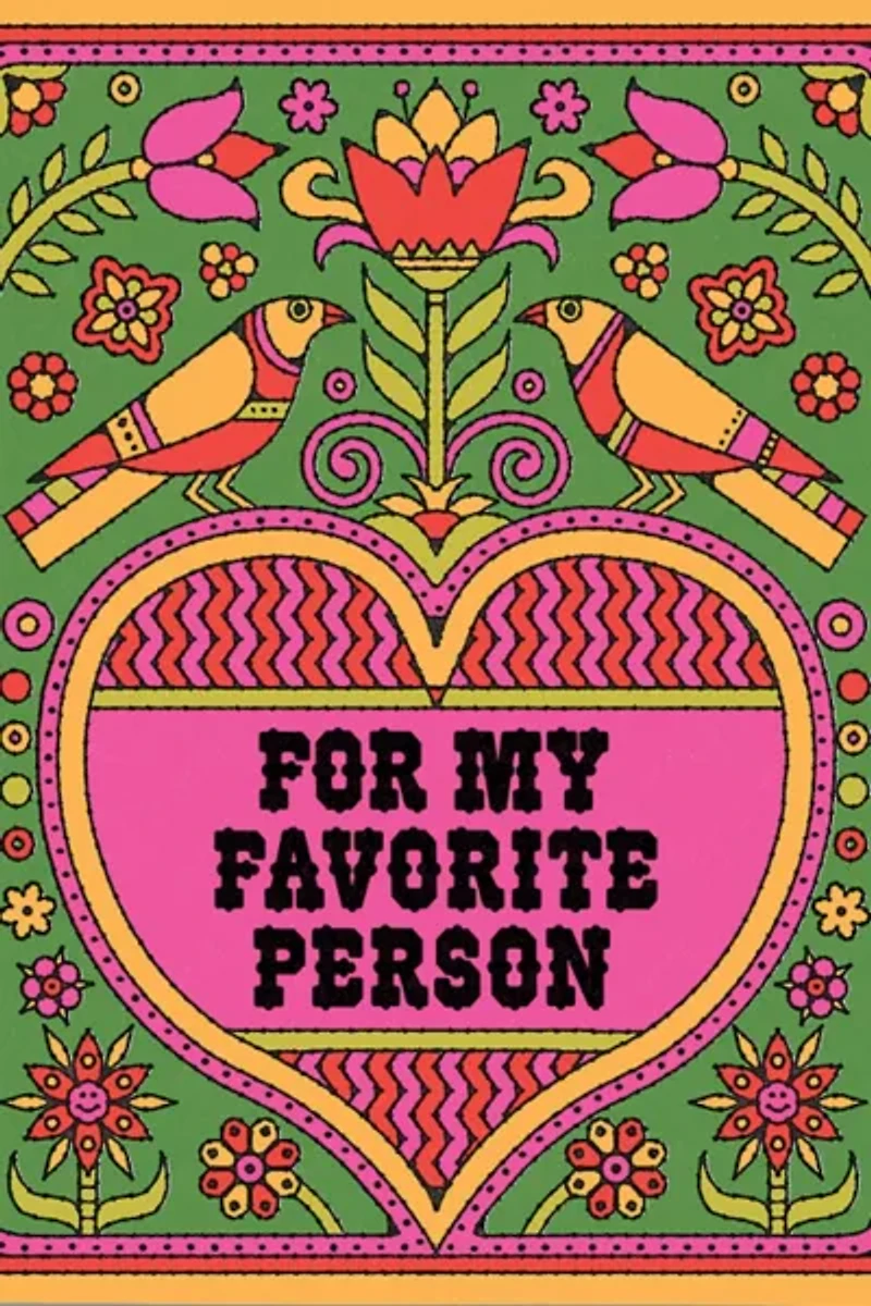 Red Cap Favorite Person Love Greeting Card