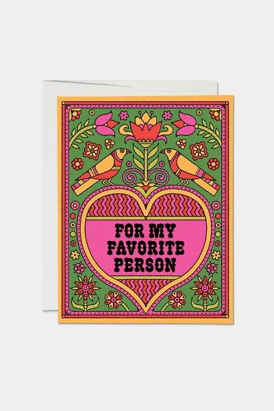 Red Cap Favorite Person Love Greeting Card