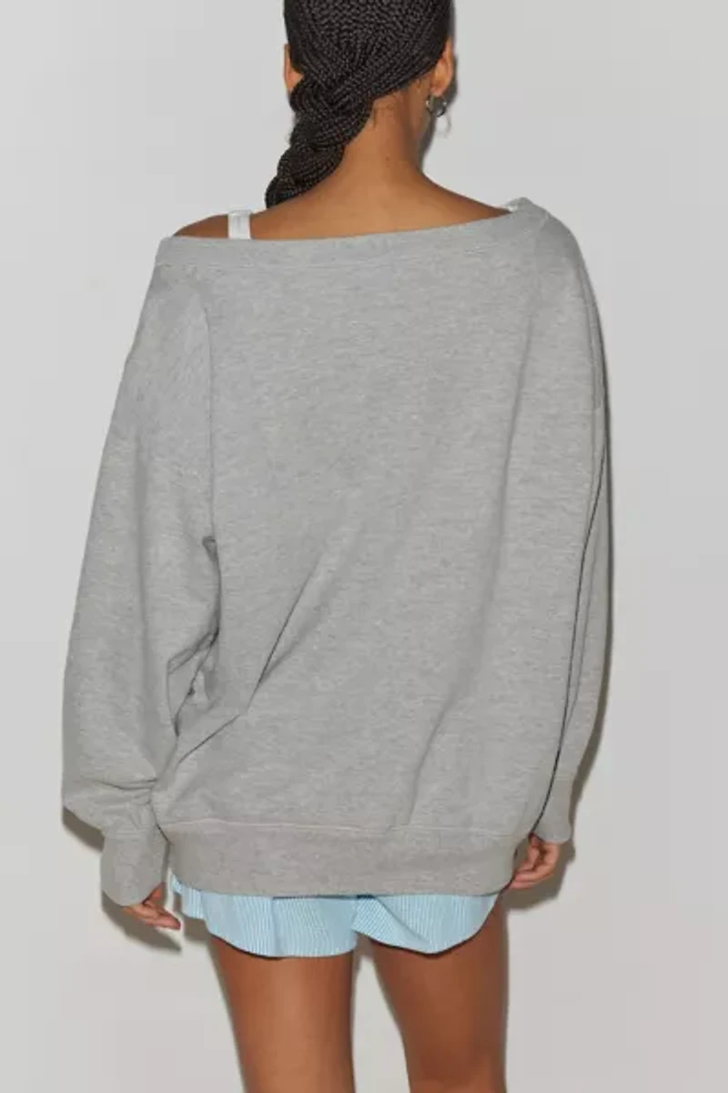Out From Under Imani Oversized Off-The-Shoulder Sweatshirt