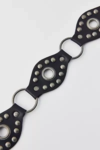 UO Studded Leather Tie Belt