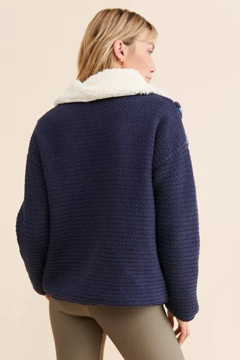 Moon River Crochet Zip-Up Jacket