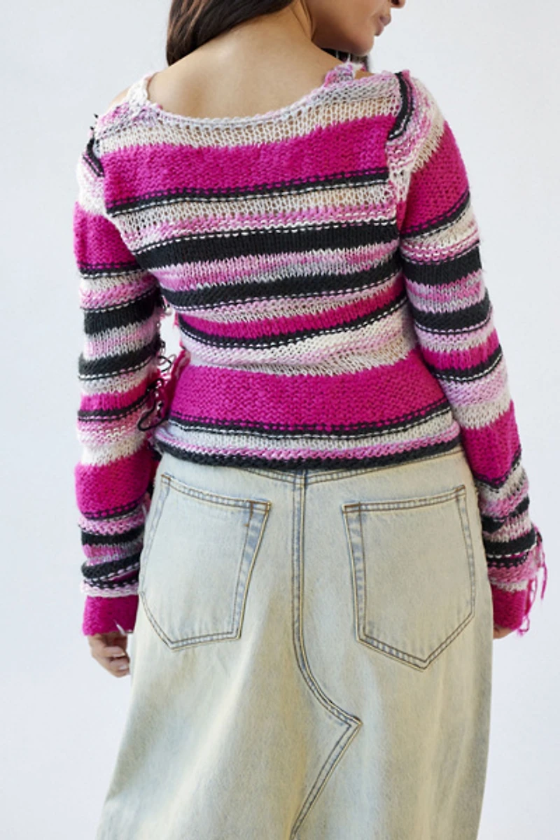 Beatrix Distressed Sweater