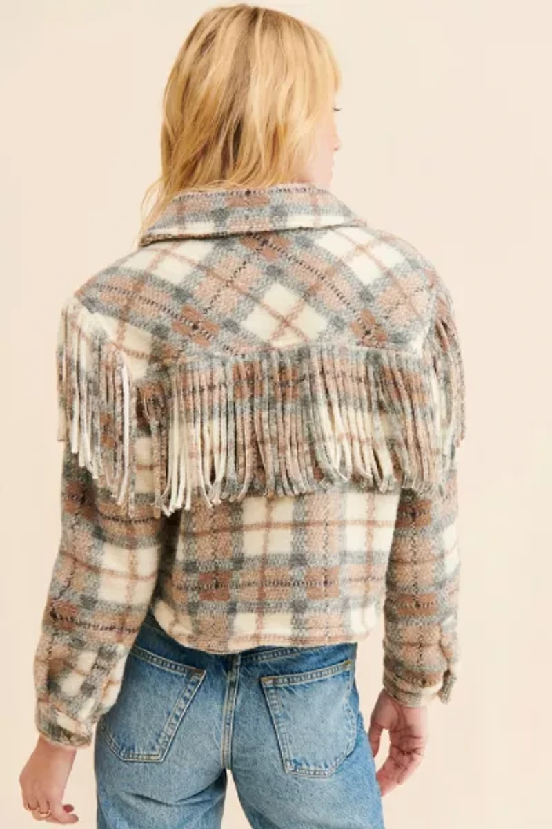 [BLANKNYC] Take Note Shirt Jacket