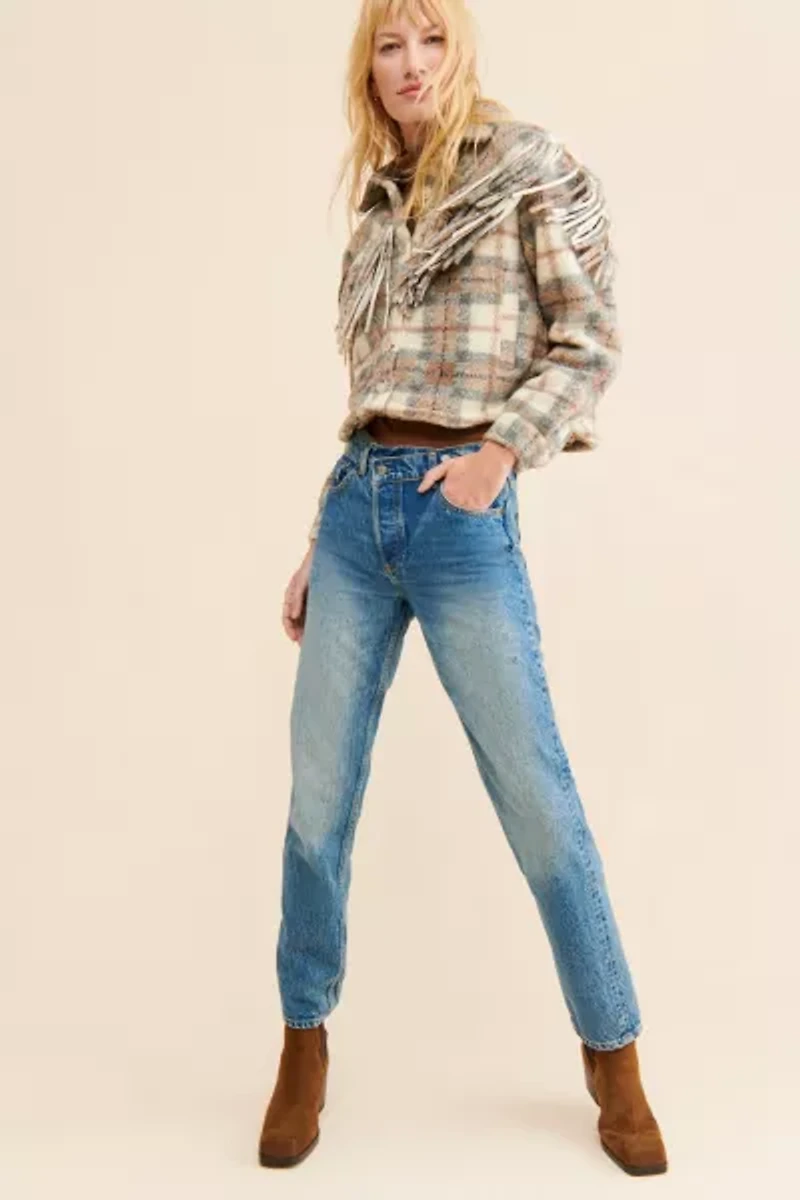 [BLANKNYC] Take Note Shirt Jacket