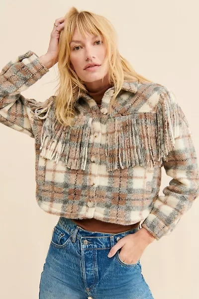 [BLANKNYC] Take Note Shirt Jacket