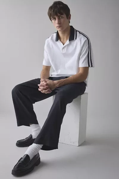 Standard Cloth Jason Cropped Pleated Trouser Pant