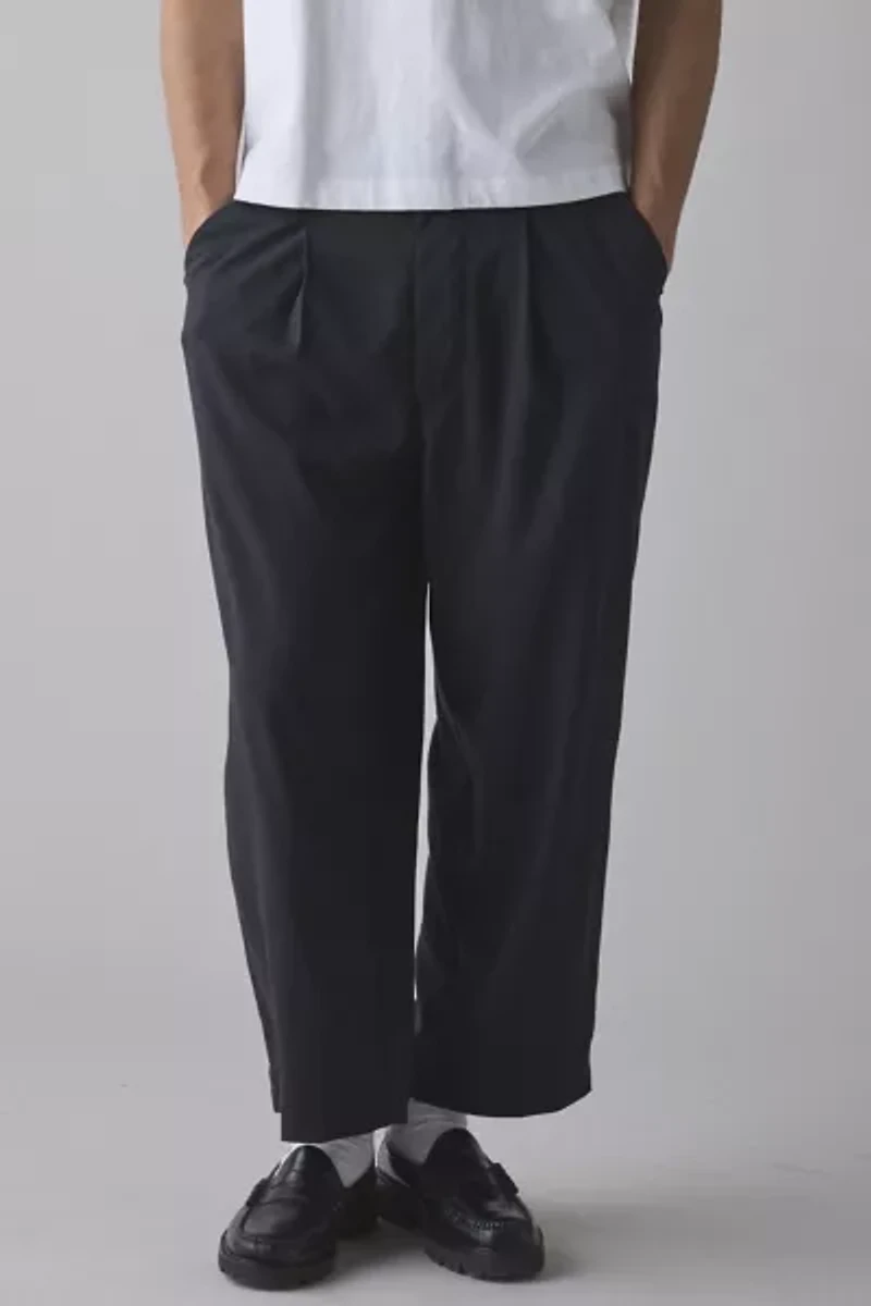 Standard Cloth Jason Cropped Pleated Trouser Pant