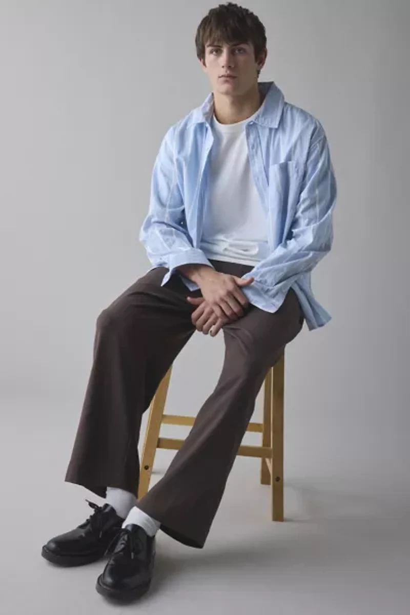 Standard Cloth Jason Cropped Pleated Trouser Pant