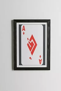 Troy Browne UO Exclusive Ace Of Diamonds Poster