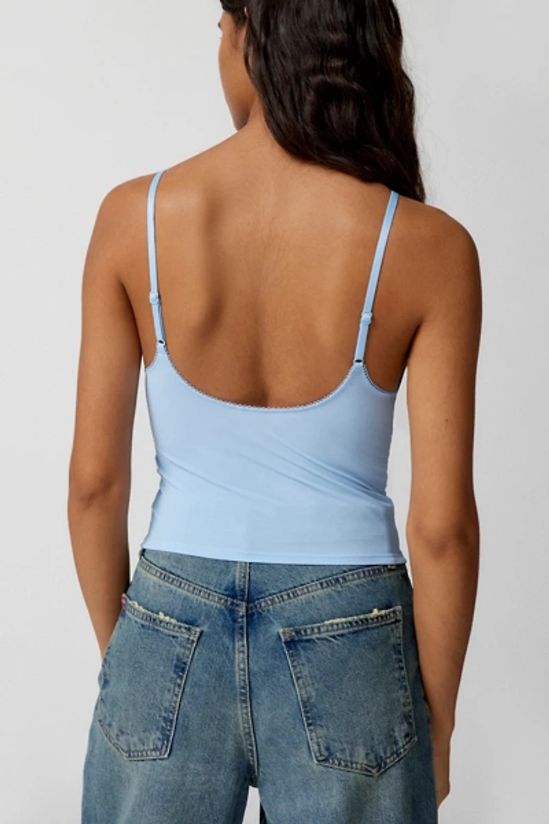 Out From Under Je T'aime Mesh Cropped Cami