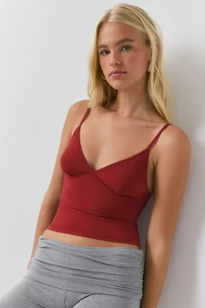 Out From Under Je T'aime Mesh Cropped Cami