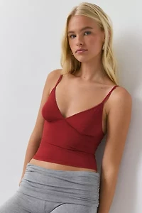 Out From Under Je T'aime Mesh Cropped Cami
